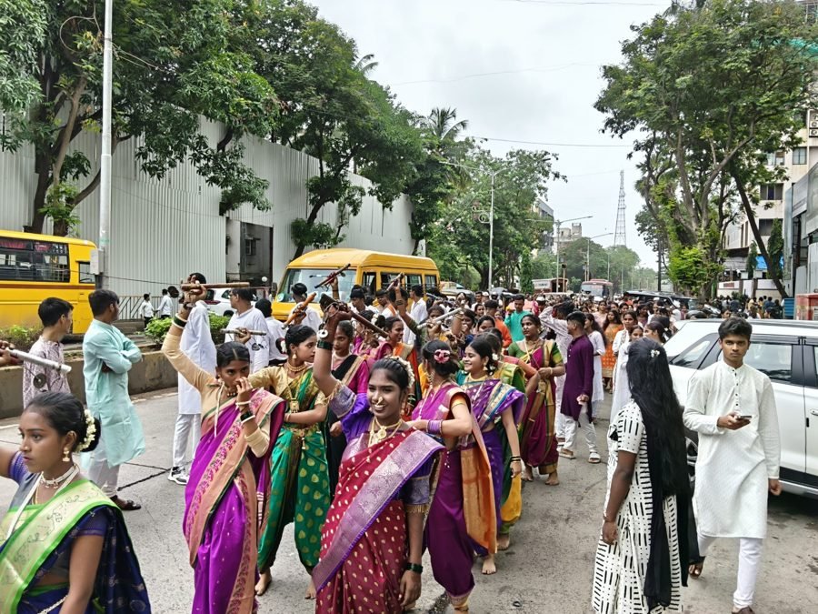 Traditional dance procession