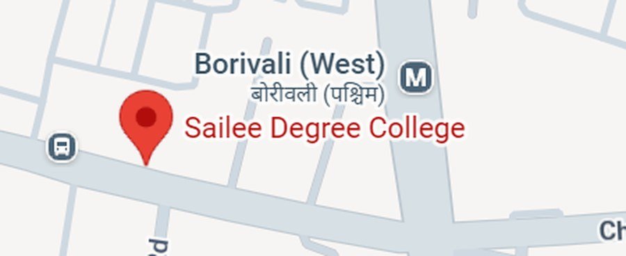 Map showing Sailee Degree College, Borivali West